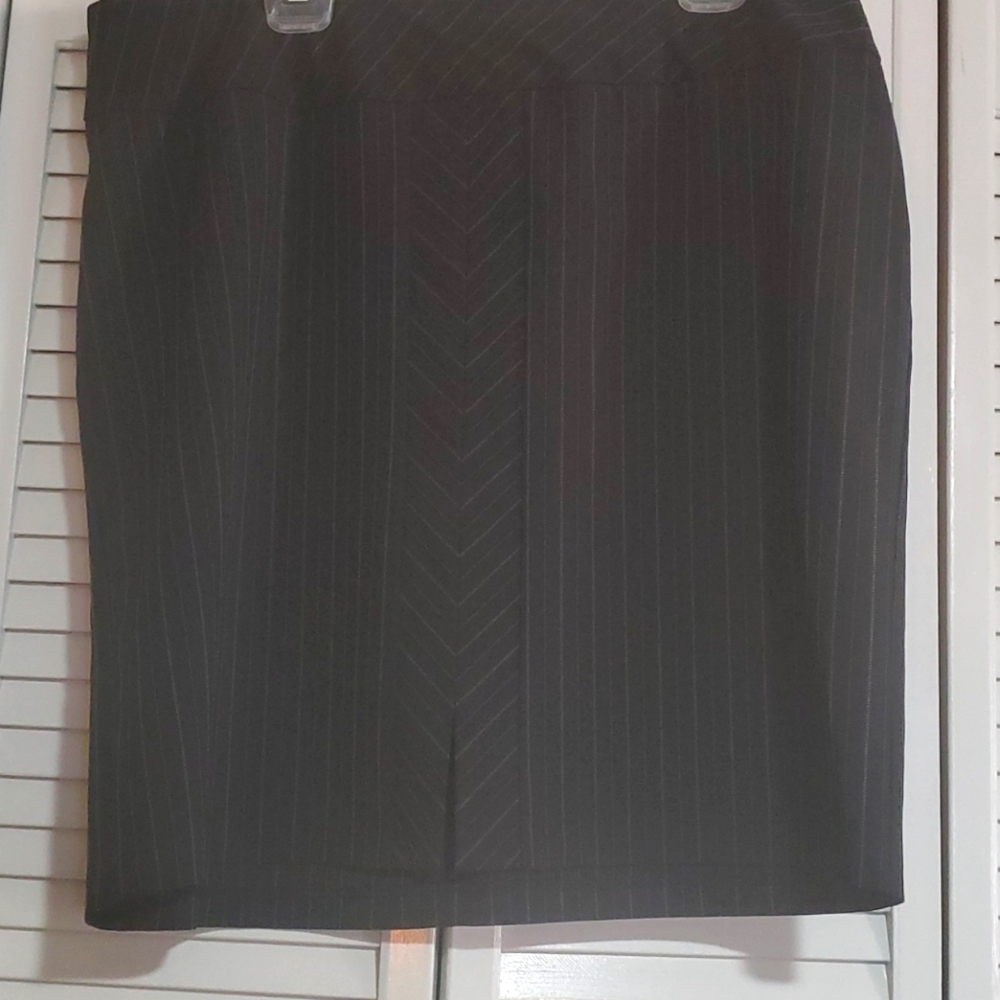 Lane Bryant pinstripe skirt